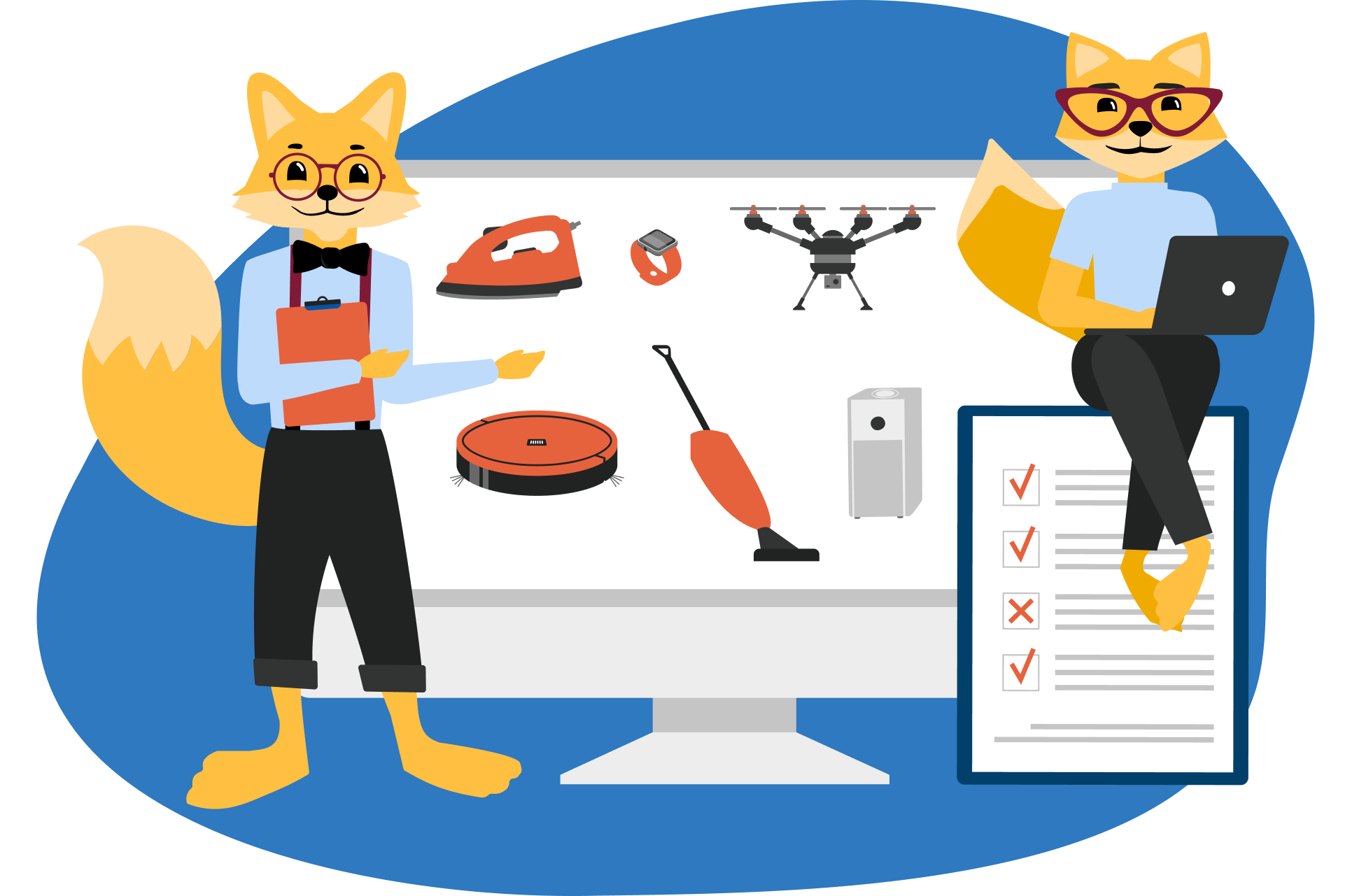 Das Smart Home Fox Team ist zu sehen