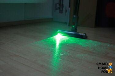Laser Fluffy Aufsatz im Hellen