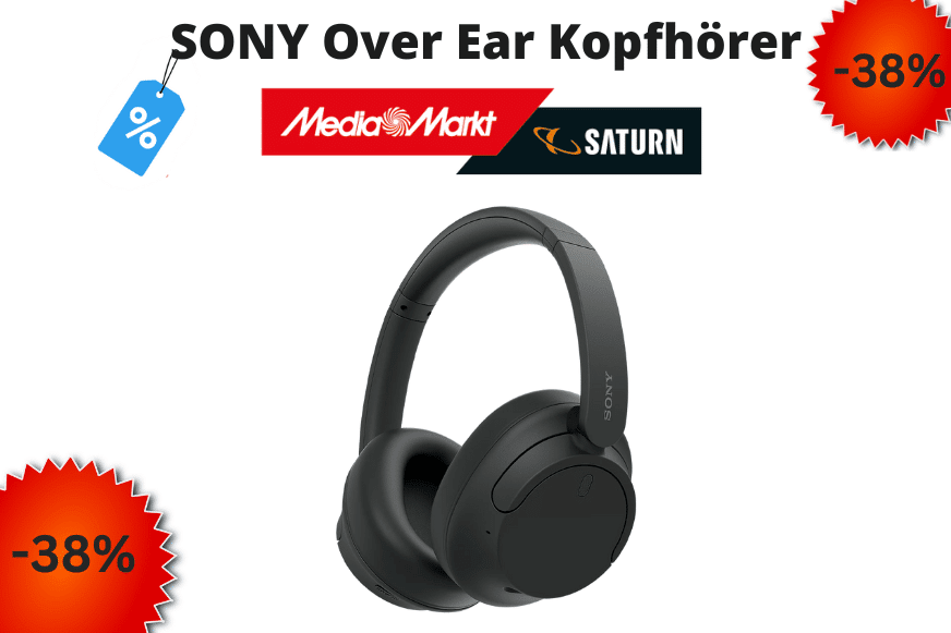 Sony over the ear kopfhörer sind bei MediaMarkt im Angebot.