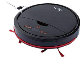 Vileda 303 Lidl Staubsauger Roboter vor einem weißen Hintergrund