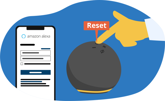 Amazon Alexa wird auf Werkseinstellungen zurückgesetzt