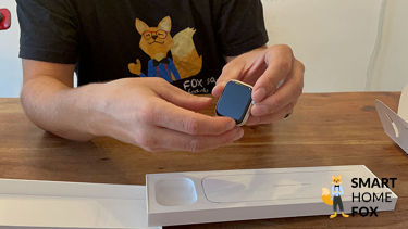 Man sieht das Display der Apple Watch 8.
