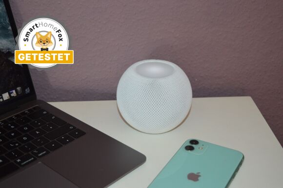 Foto des Apple HomePod mini im Testbericht