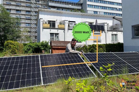 Balkonkraftwerk 2000 Watt Testsieger