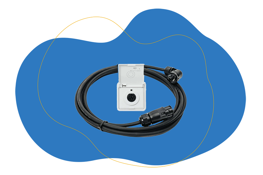 Plugin Energy Anschlusskabel Wieland-Set für Balkonkraftwerk