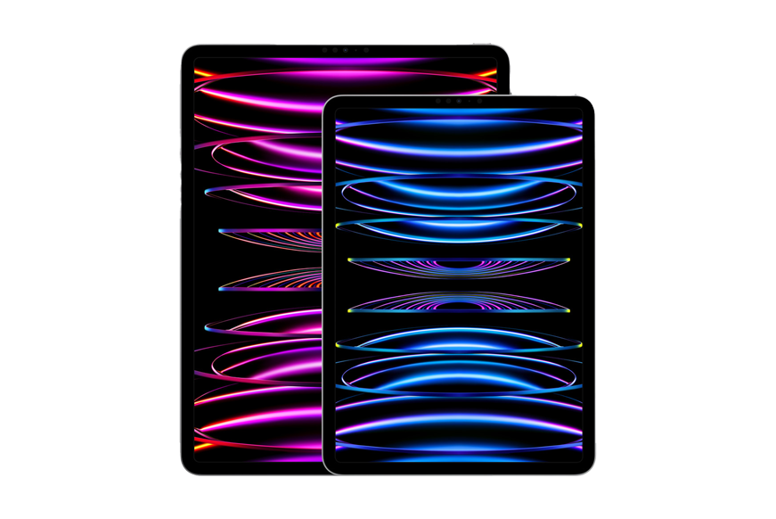 Das iPad Pro von Apple ist vor einem weißen Hintergrund zu sehen