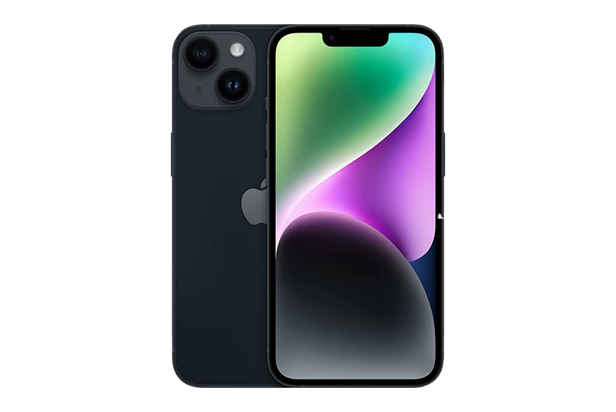 Das iPhone 14 ist von Vorne zu sehen.