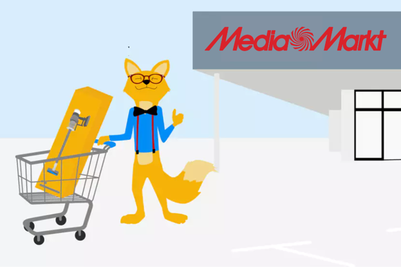 Der Smart Home Fox Fuchs hat Dyson Produkte bei MediaMarkt eingekauft.