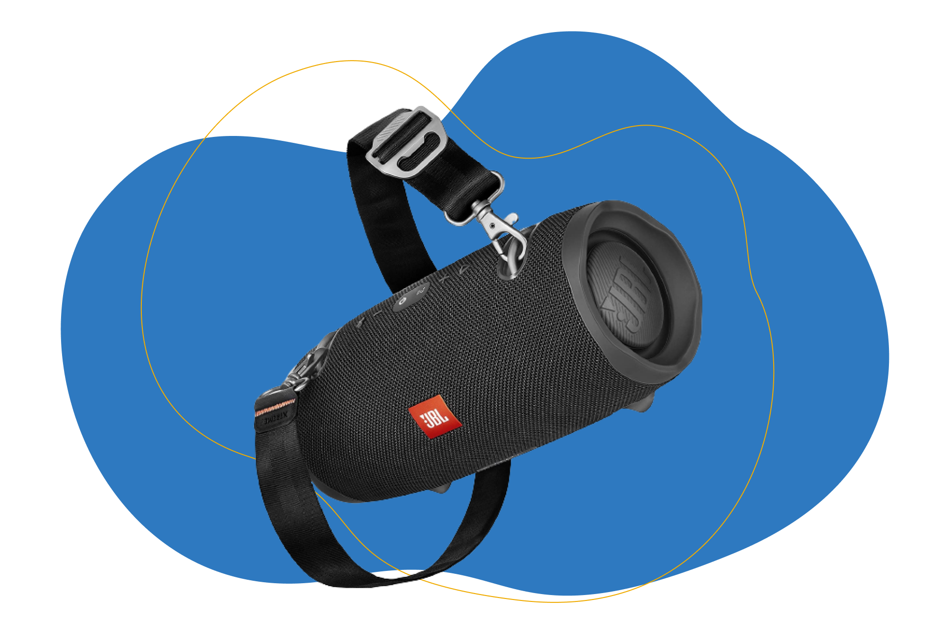 JBL Extreme 2 Box mit Tragegurt in Schwarz