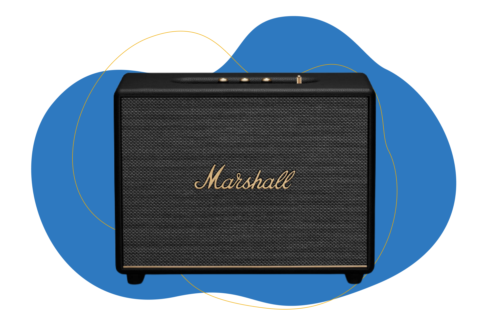Marshall Woburn III Lautsprecher in Schwarz