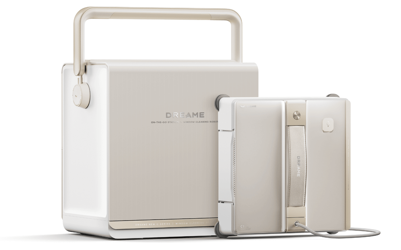 Dreame C1 Station ist in der Nahaufnahme zus sehen.