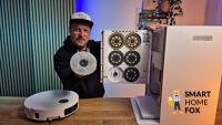 Der Dreame Matrix10 Ultra Complete in Nahaufnahme bei der Wischpad-Wechselstation