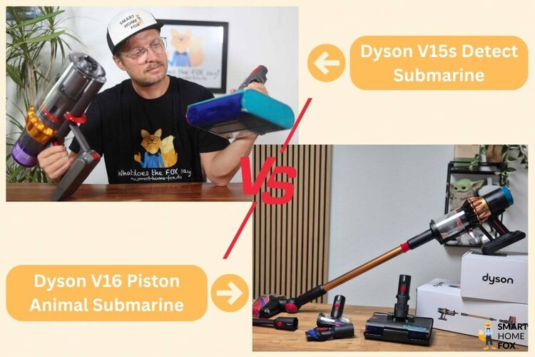 Dyson V16 vs. V15s Submarine