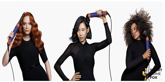 Der Dyson Airwrap i.d. in Benutzung
