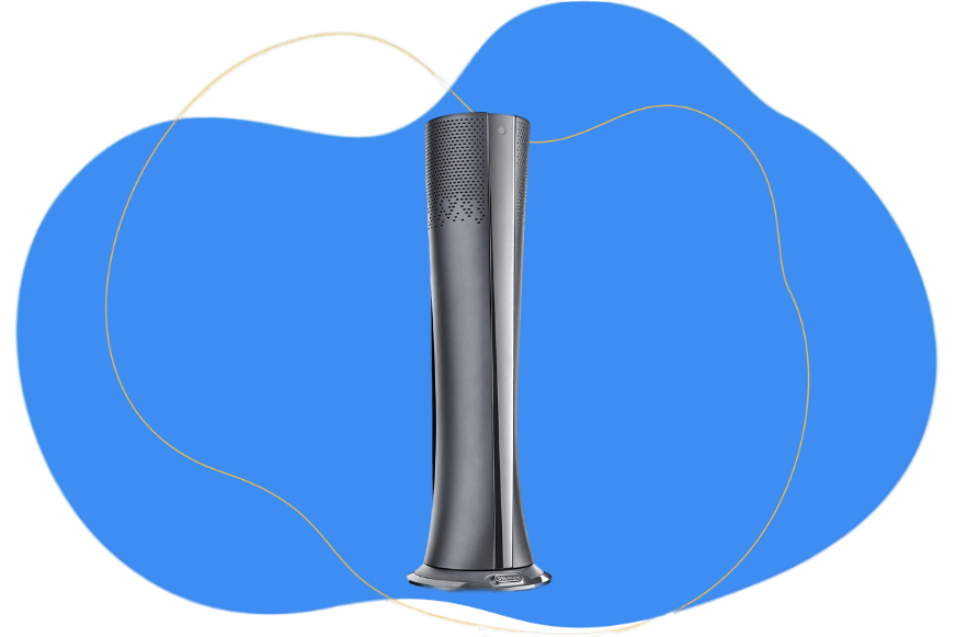 Der De'Longhi HFX85W20C Heizlüfter, Luftreiniger und Ventilator