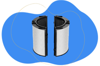 Glas HEPA-Filter mit integrierter Aktivkohleschicht für Dyson Purifier Luftreiniger