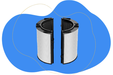 Glas HEPA-Filter mit integrierter Aktivkohleschicht für Dyson Purifier Luftreiniger