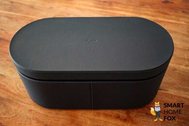 Präsentationsbox für Dyson Supersonic.