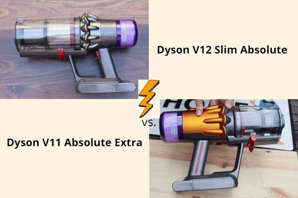 Vergleich Dyson V11 Absolute Extra vs V12 Slim Absolute Vergleich
