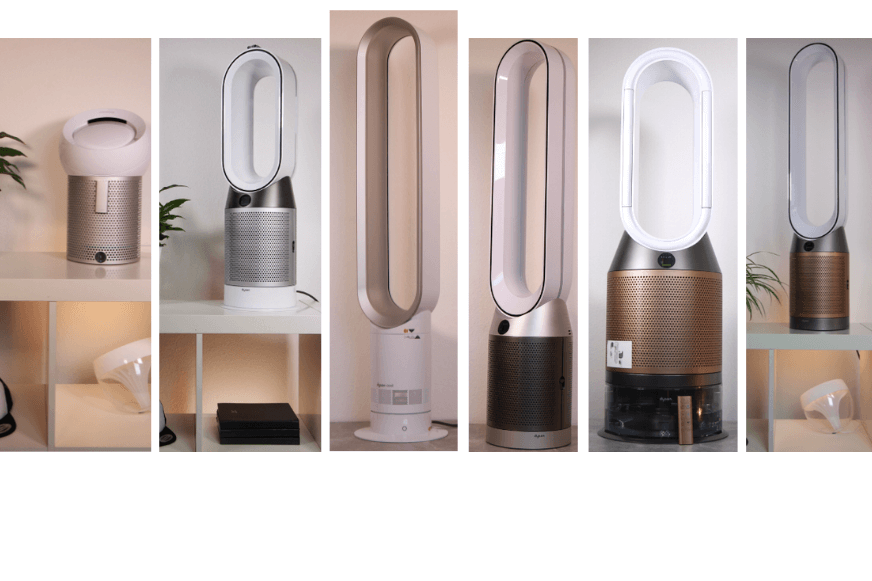 Verschiedene Dyson Ventilatoren