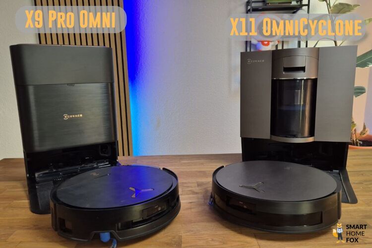 ECOVACS DEEBOT X11 OmniCyclone vs. X9 Pro Omni