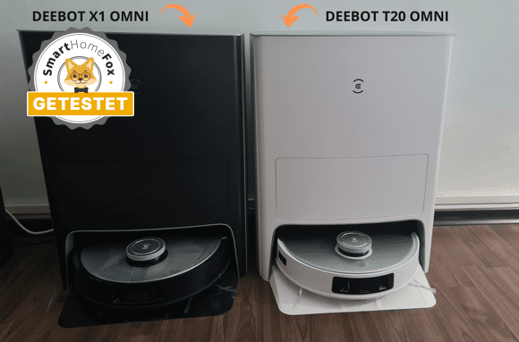 ECOVACS DEEBOT T20 OMNI vs. Deebot X1 OMNI Vergleich.