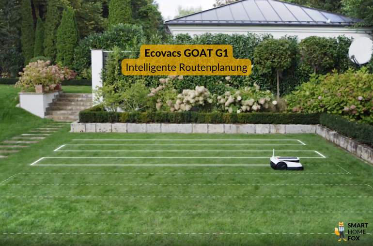 Intelligente Routenplanung des Ecovacs Goat G1