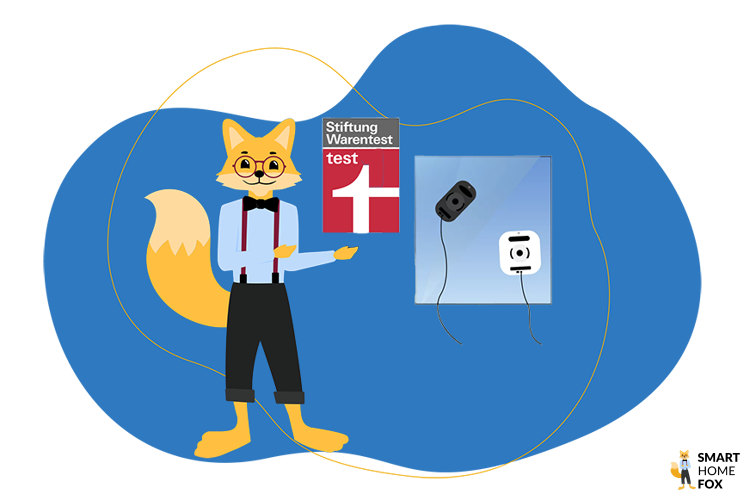 Fensterputzroboter bei der der Stiftung Warentest