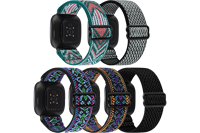 Man sieht die Fitbit Wechselarmbänder.