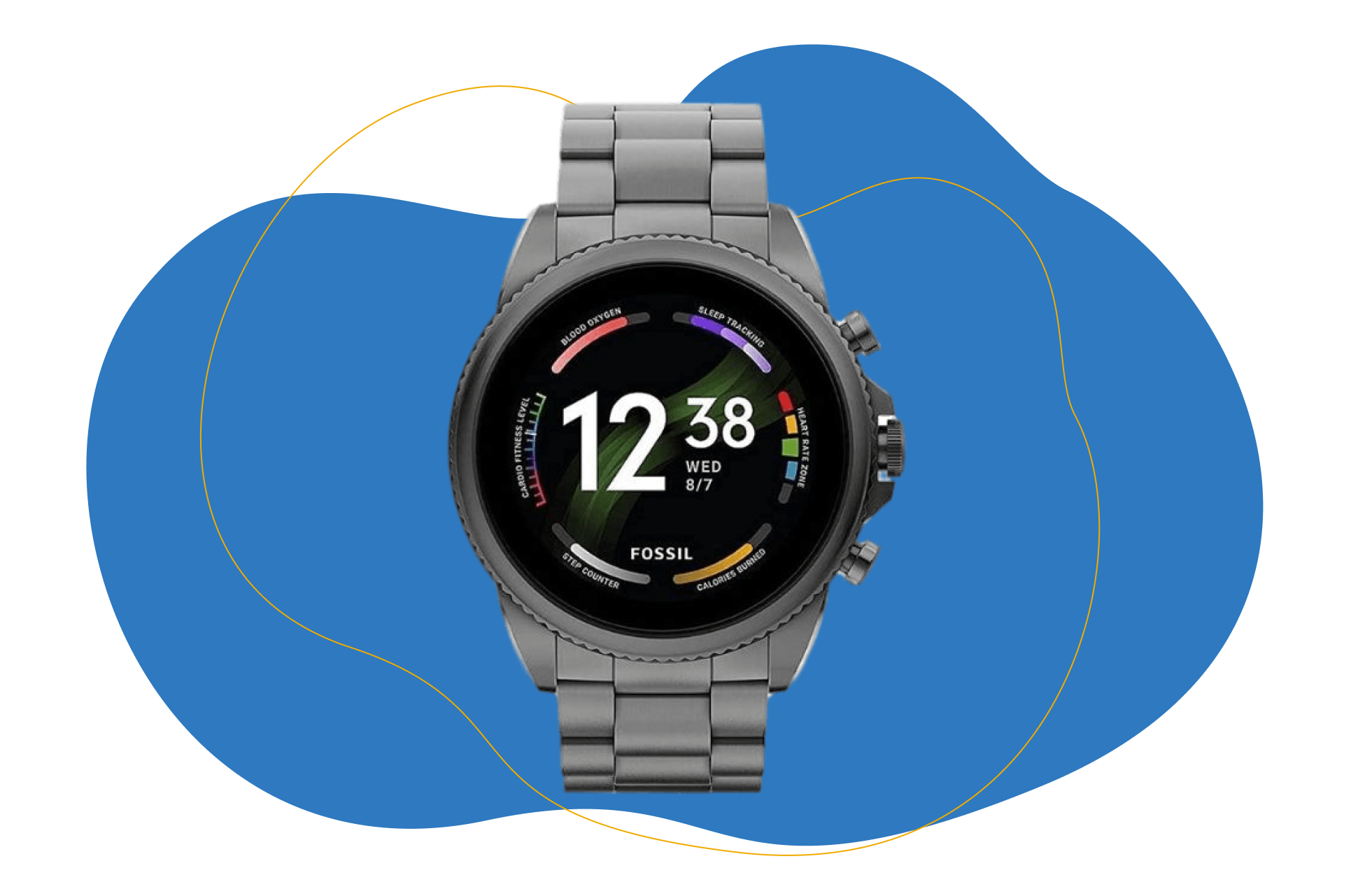 Man sieht die Fossil Gen 6 Smartwatch