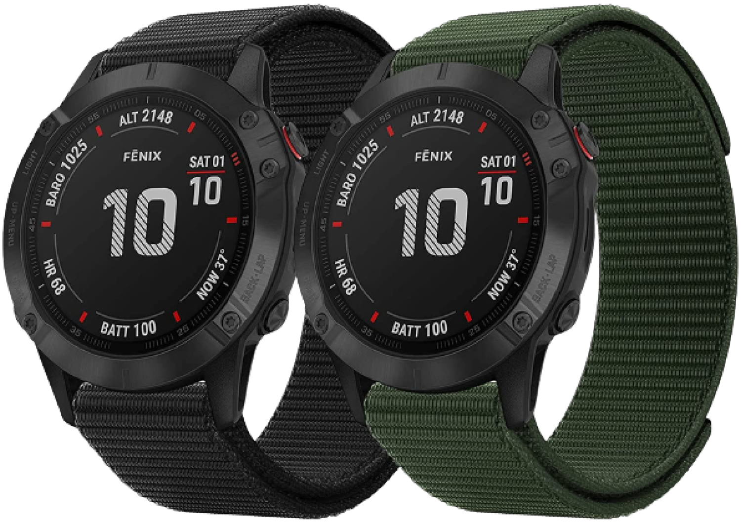 Man sieht ein Wechselarmband für die Garmin Fenix 7.