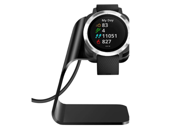 Man sieht das Ladegerät für Garmin.