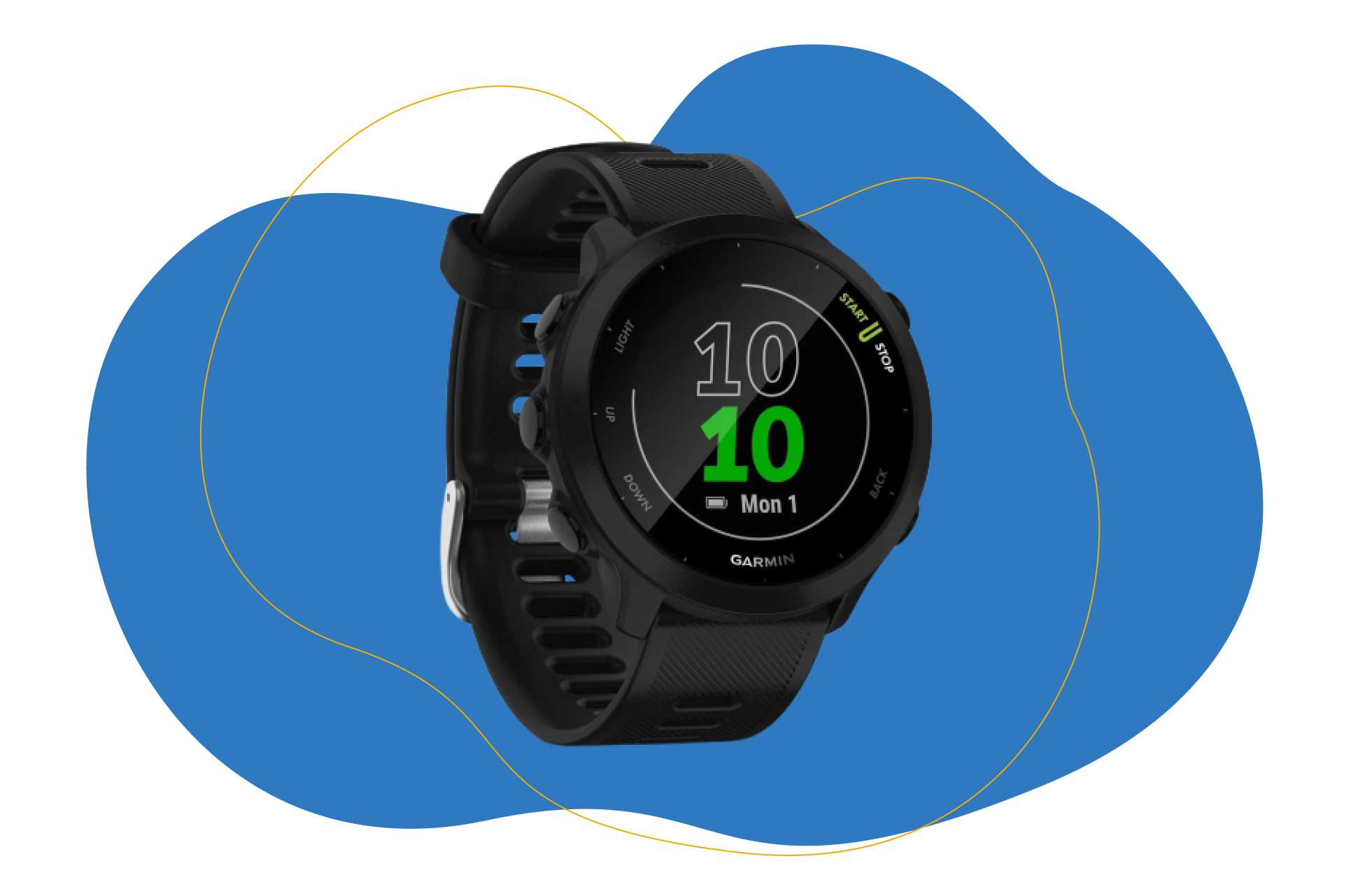 Garmin Forerunner 55 Smartwatch in schwarz