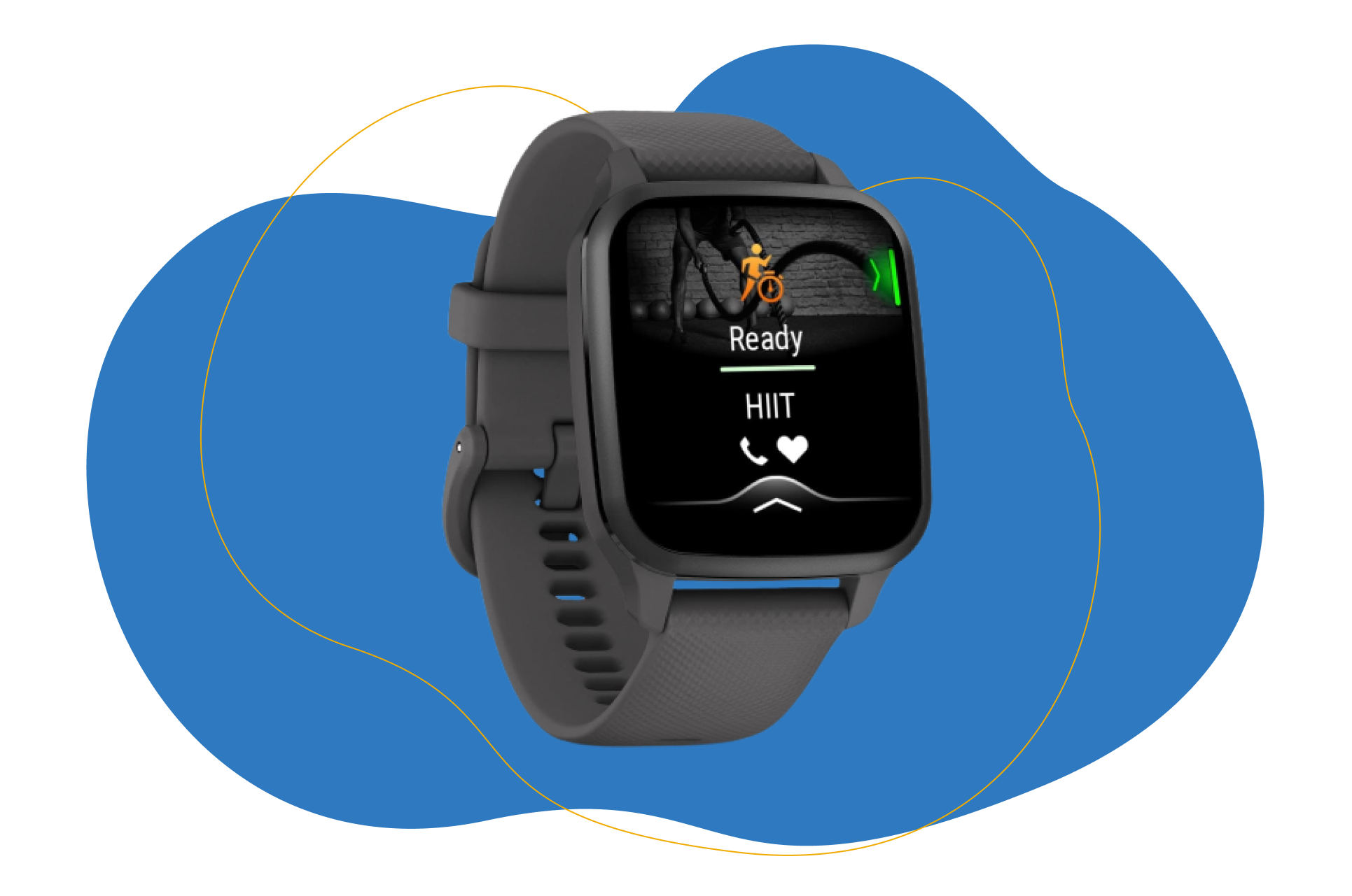 Garmin Venu Sq 2 in schwarz grau