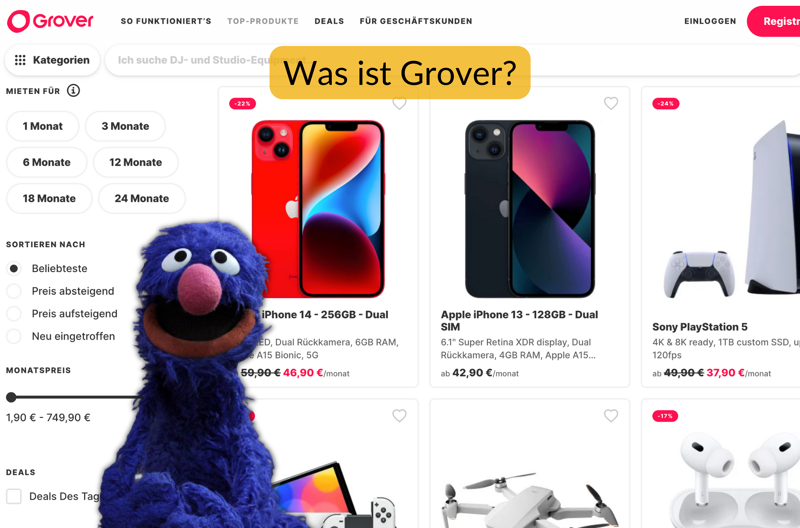 Geräte bei Grover mieten alle Infos 2025