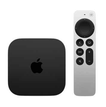 Man sieht Apple TV.