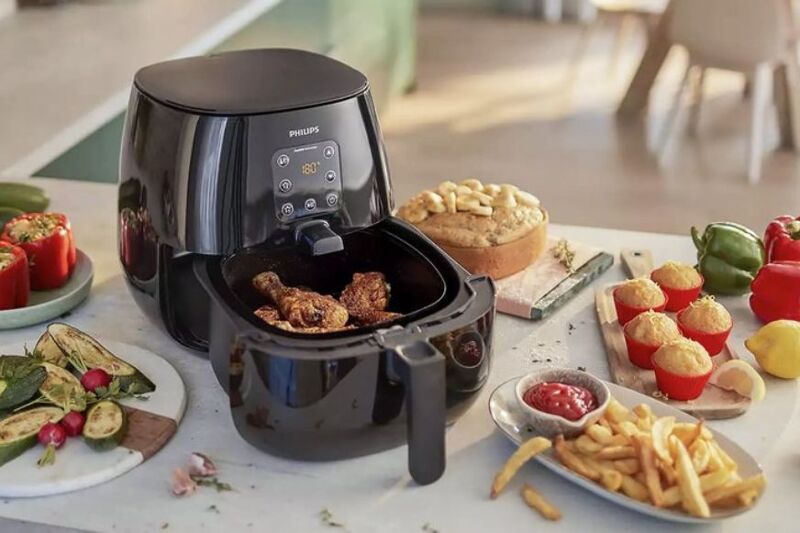 Heißluftfritteuse XXL von Philips.