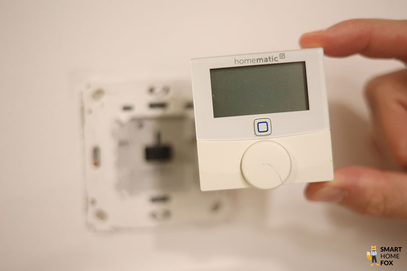 Homematic IP Wandthermostat auseinandergebaut