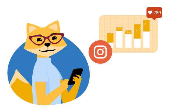 Der Smart Home Fox präsentiert verschiedene Instagram Statistiken und Insights.