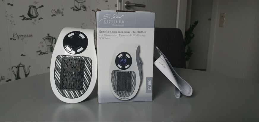 Sichler Mini Heizlüfter Lieferumfang