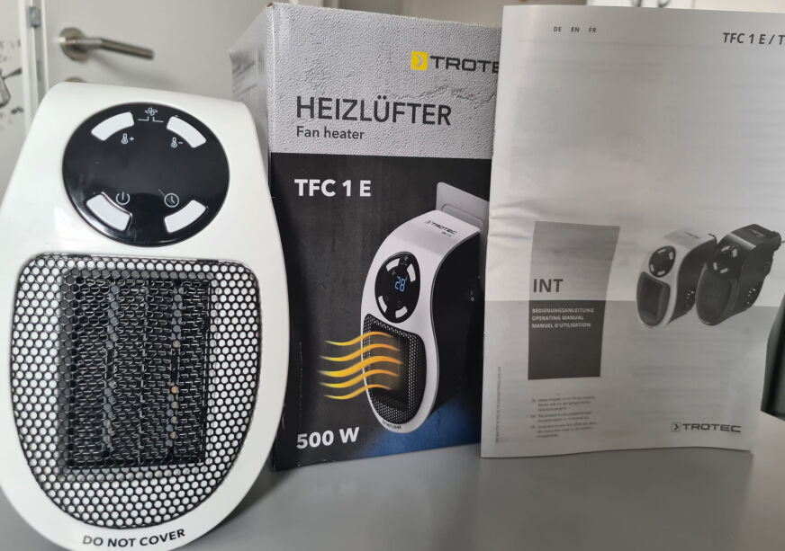 Trotec Mini Heizlüfter Lieferumfang