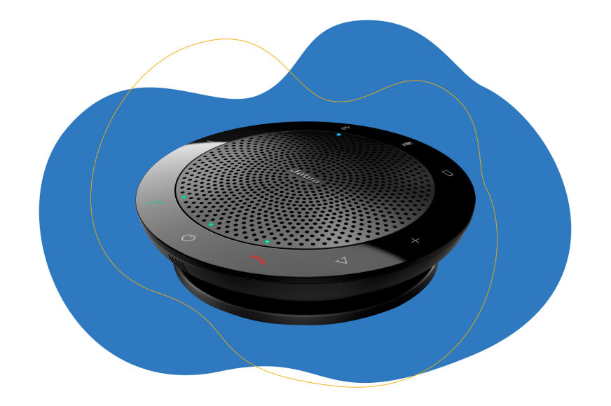 Hier siehst Du den schwarzen Jabra Speak 510 in der Einzelansicht.