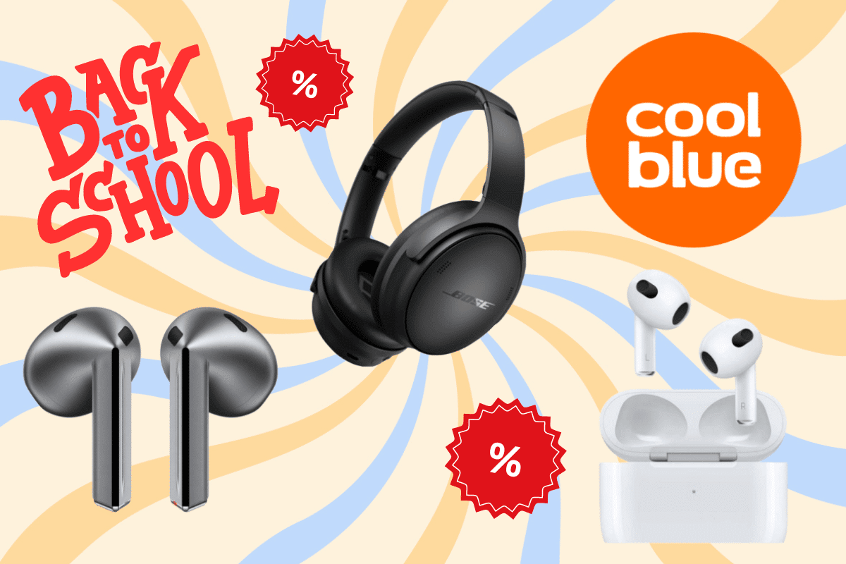 Verschiedene In-Ear und Over-Ear-Kopfhörer sind während der Coolblue Back to School Angebotswochen stark reduziert und im Angebot.