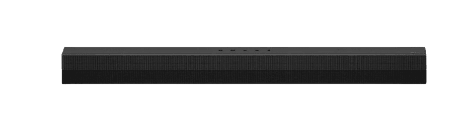 Die LG DS40T Soundbar ist einzeln vor einem weißen Hintergrund zu sehen.