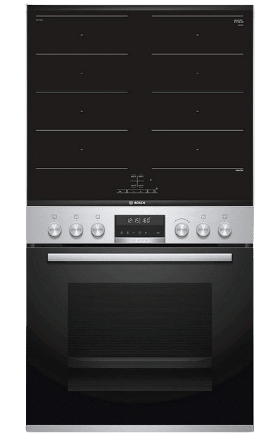 Das BOSCH HND 679 LS 61 EINBAU-HERD-SET, Einbauherdset (Induktion, A, 71 l) ist in der Einzelaufnahme zu sehen.