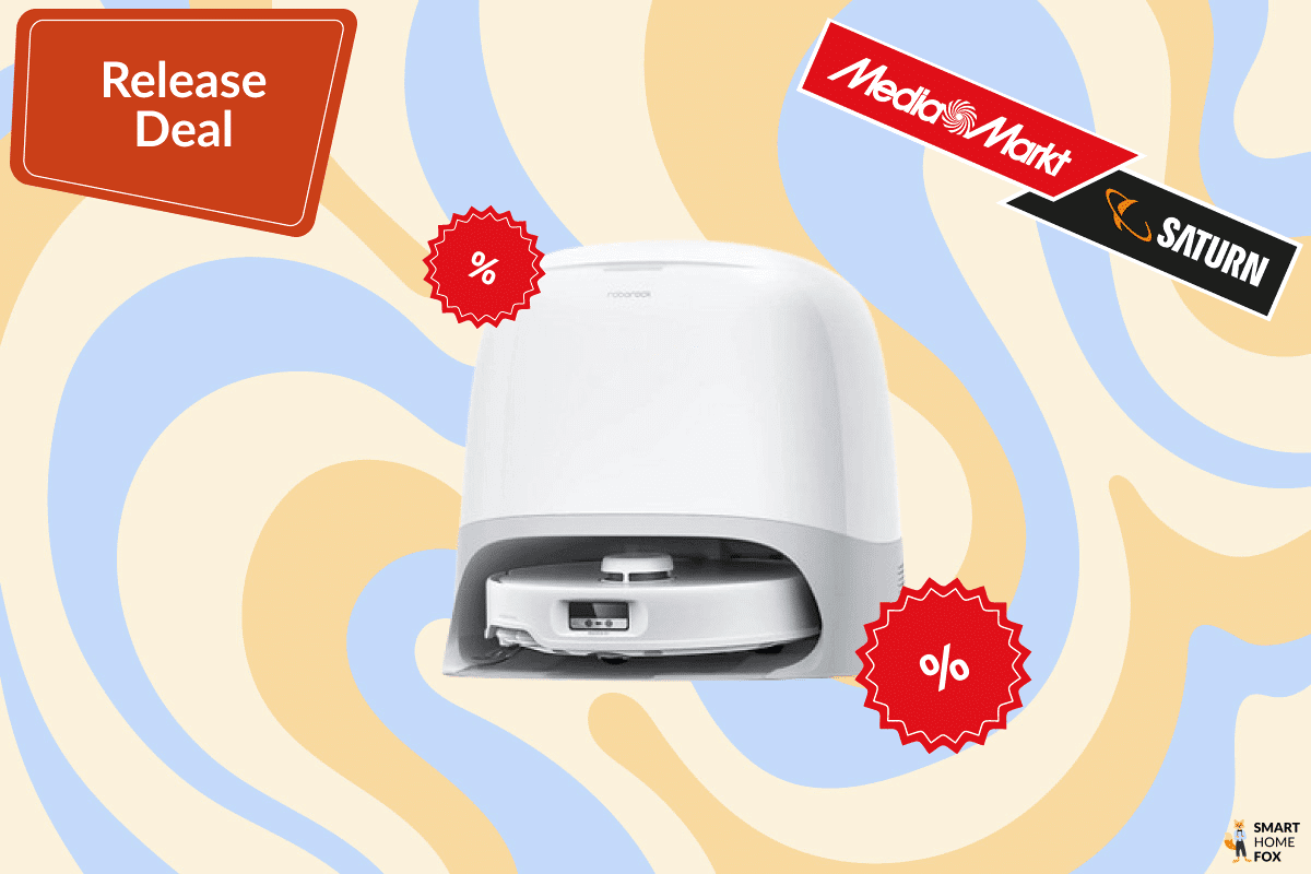 Der Roborock Qrevo Curv ist gerad erst erschienen und direkt mit einem einzigartigen Angebot erhältlich und mit Rabattzeichen gekennzeichnet.
