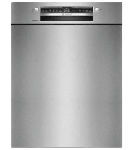 Der BOSCH SMI4ECS24E Serie 4 Geschirrspüler (teilintegrierbar, 598 mm breit, 42 dB (A), B) ist in der Einzelaufnahme zu sehen.