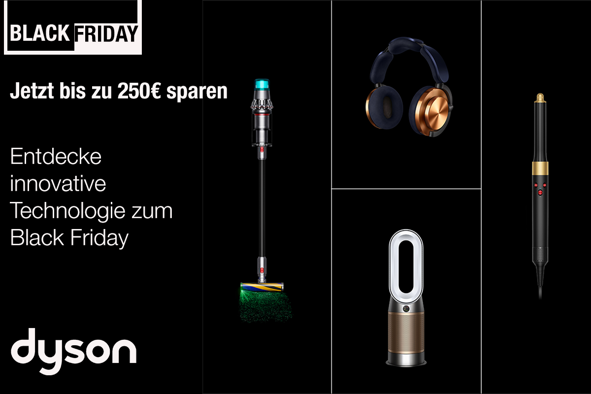 Die besten Deals und Angebote von Dyson am Black Friday und in der Black Week
