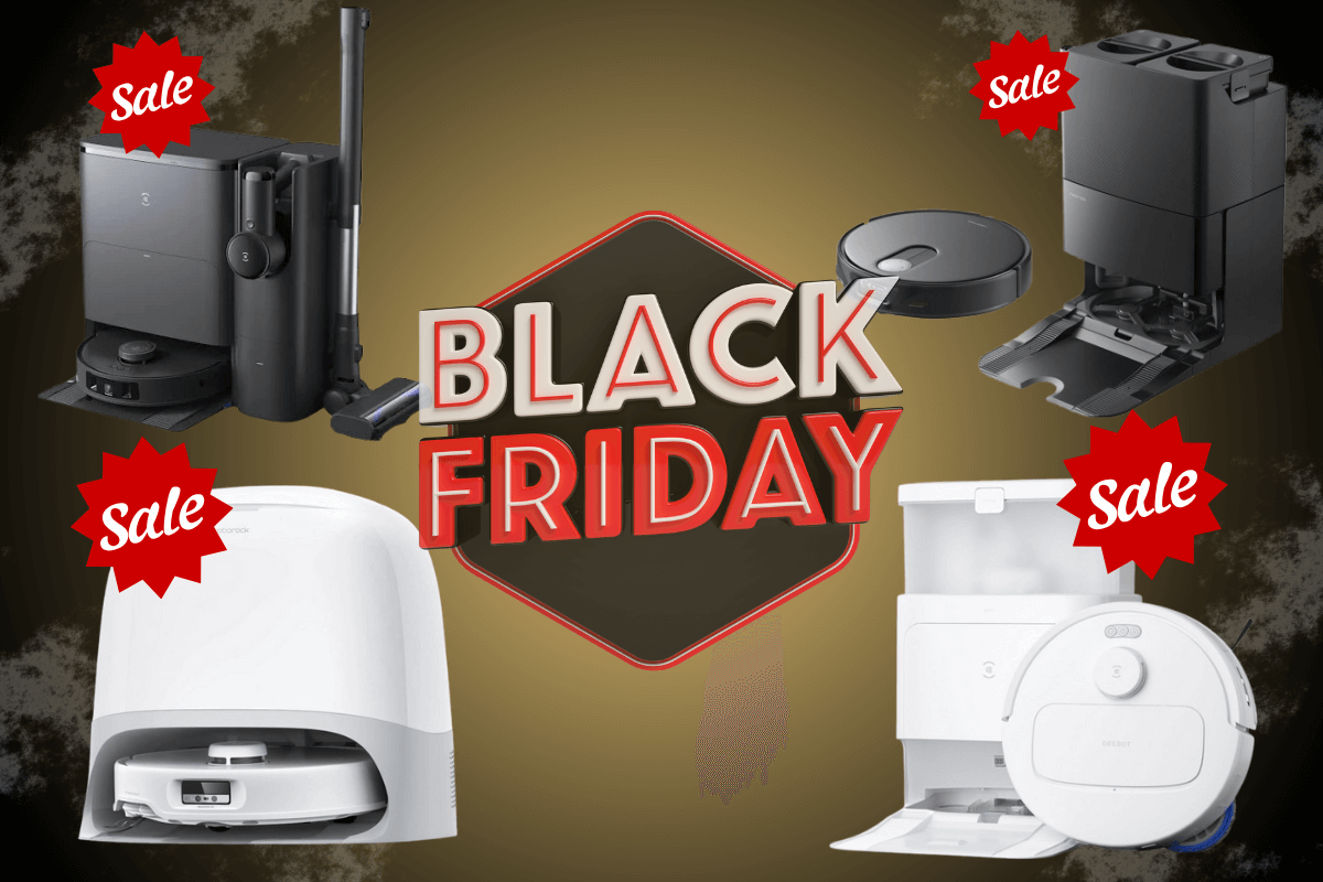 Verschiedene Roborock und ECOVACS DEEBOT Saug- und Wischroboter stehen zum Black Friday mit Superangeboten zur Verfügung und sind stark reduziert.
