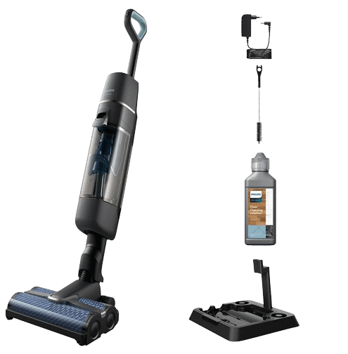 Der Philips AquaTrio Cordless 7000 Wischsauger ist bei MediaMarkt im Angebot.
